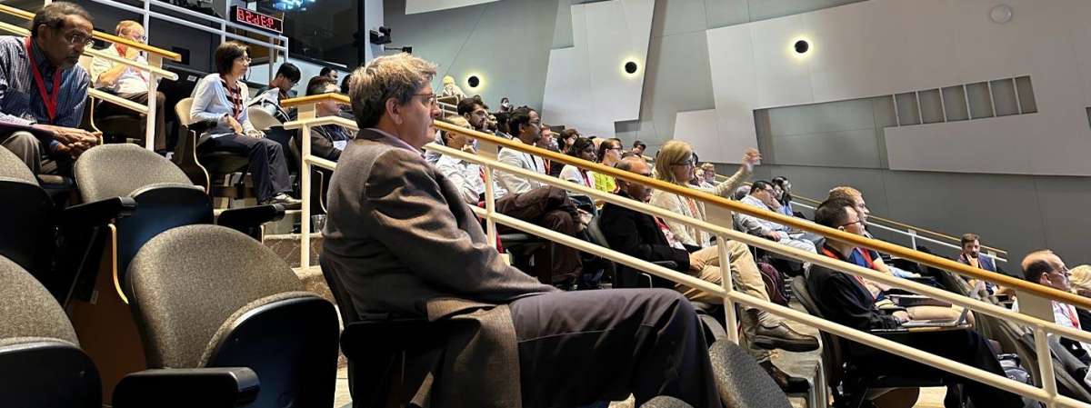 lecture hall with students