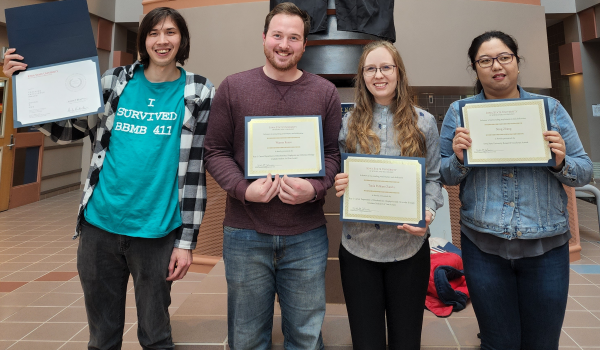 Grad award winners